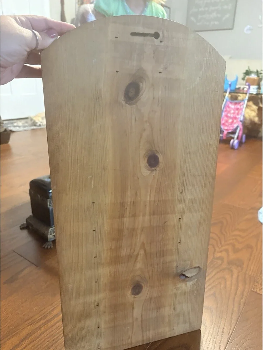 Vtg Wooden Perpetual Calendar Wall Hanging Farmhouse Cottagecore Folk Art